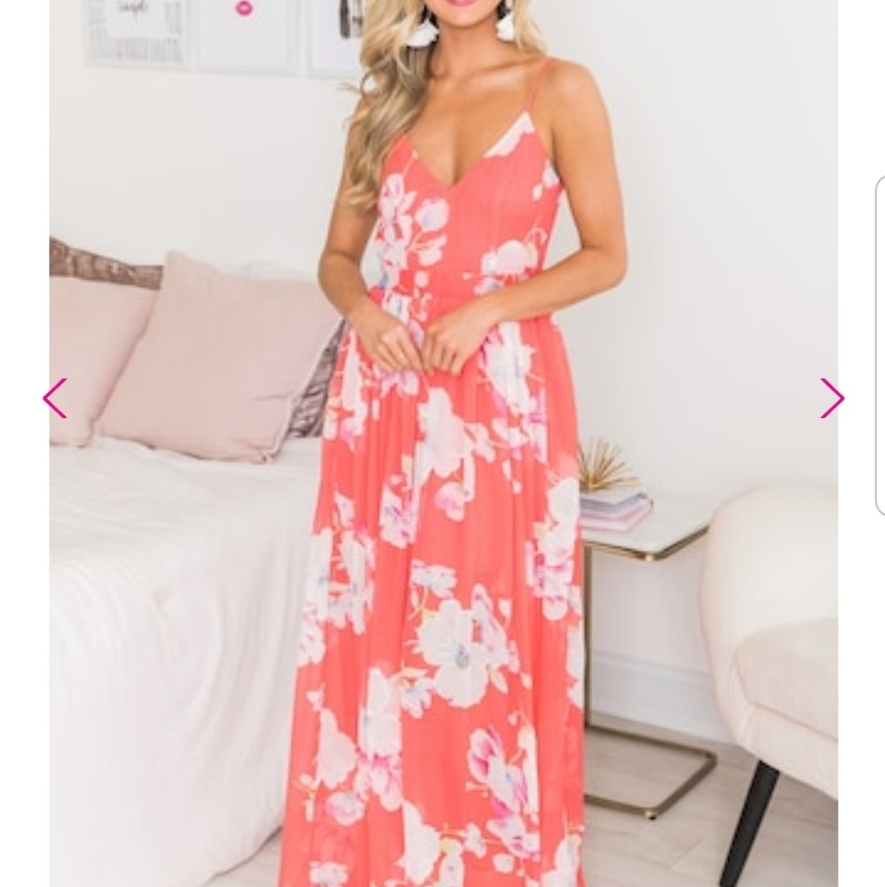 Floral maxi dress